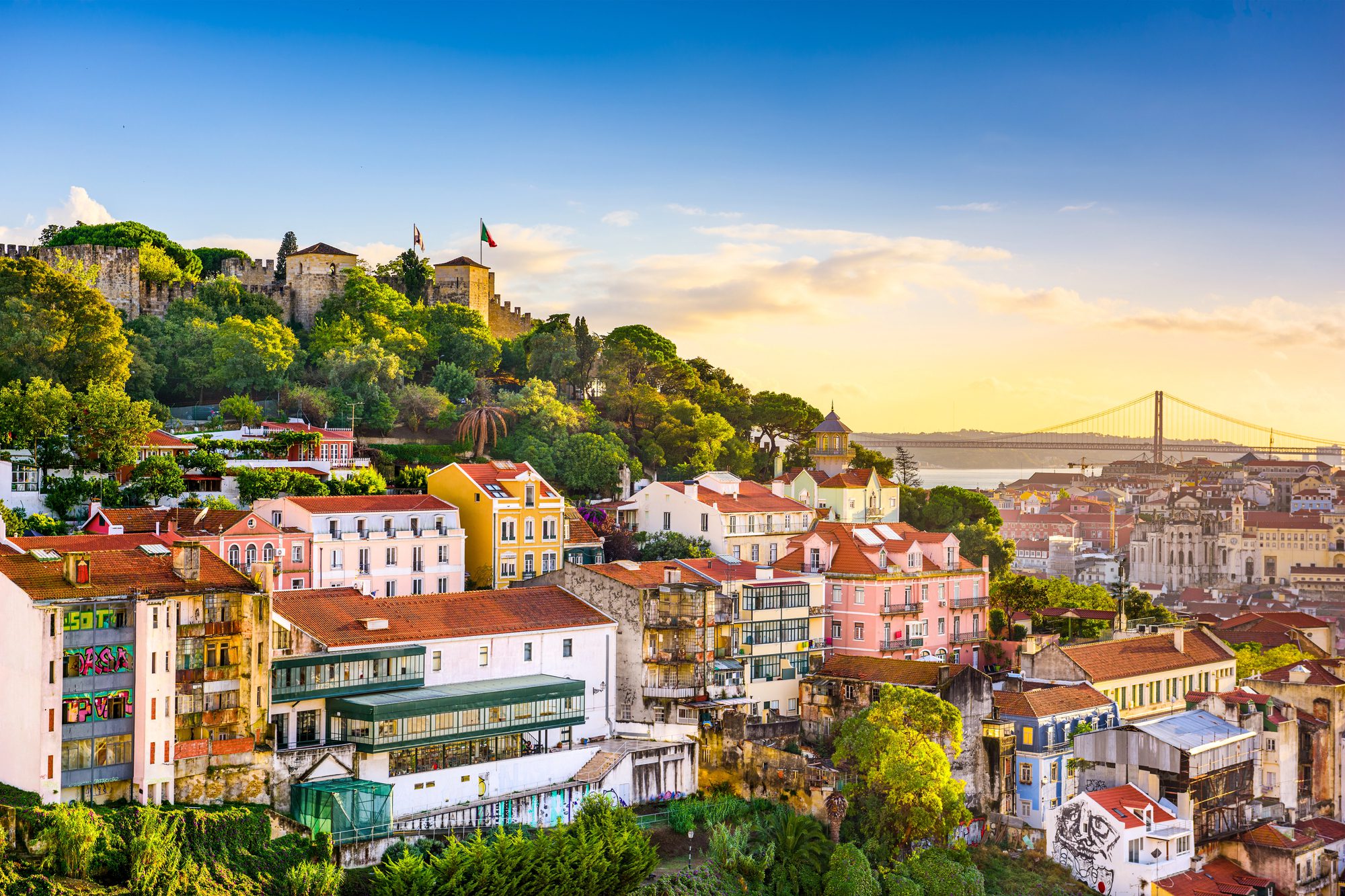 Lisbon Portugal Skyline