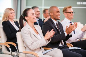 people clapping